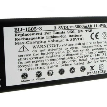 Empire BLI-1505-3 3000mAh 3.8V Lithium Ion (Li-ion) Nokia Lumia 950 Battery