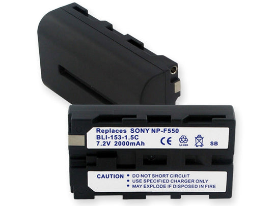 Empire BLI-153-15C 2000mAh 7.2V Replacement Lithium Ion (Li-Ion) Camcorder Battery Pack for the SONY NP-F330