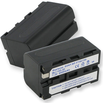 Empire BLI-153-3C 3700mAh 7.2V Replacement Lithium Ion (Li-Ion) Camcorder Battery Pack for the SONY NP-F750