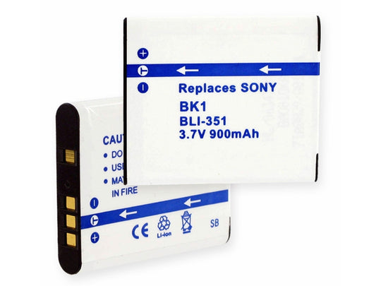 Empire BLI-351 900mAh 3.6V Replacement Lithium Ion (Li-Ion) Digital Camera Battery Pack for the SONY NP-BK1