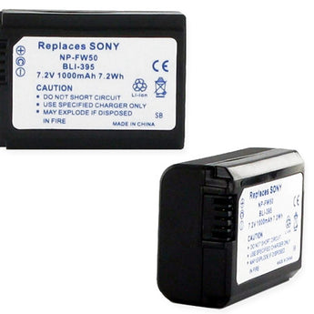 Empire BLI-395 1000mAh 7.2V Replacement Lithium Ion (Li-Ion) Digital Camera Battery Pack for the SONY NP-FW50