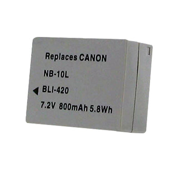 Empire BLI-420 800mAh 3.7V Replacement Lithium Ion (Li-ion) Camera Battery for Canon NB-10L