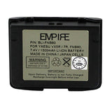Empire BLI-FNB80 1500mAh 7.4V Replacement Lithium Ion (Li-Ion) 2-Way Radio Battery for Vertex/Yaesu