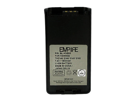 Empire BLI-KNB35 1900mAh 7.4V Replacement Lithium Ion (Li-ion) 2-Way Radio Battery for Kenwood TK2140