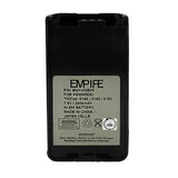 Empire BNH-KNB26 2000mAh 7.5V Replacement Nickel-Metal-Hydride (NiMH) Battery Pack for Kenwood TK Series
