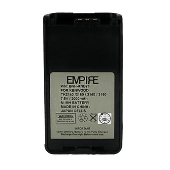 Empire BNH-KNB26 2000mAh 7.5V Replacement Nickel-Metal-Hydride (NiMH) Battery Pack for Kenwood TK Series