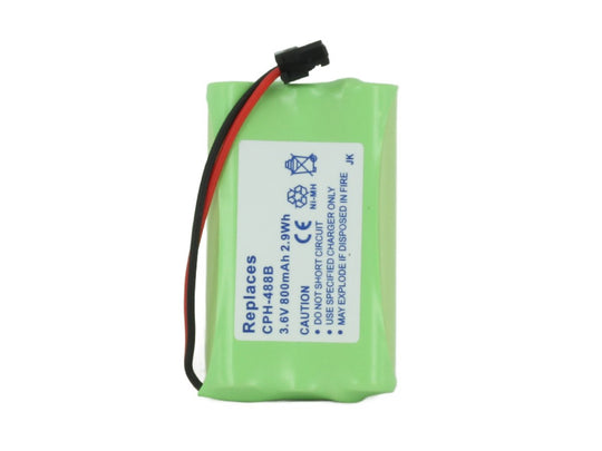 Empire 3.6V Replacement Nickel-Metal-Hydride (NiMH) 3 x 5/4 AAA Battery Pack with B Connector for Motorola Ojo Video Phone (CPH-488B)