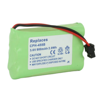 Empire 3.6V Replacement Nickel-Metal-Hydride (NiMH) 3 x 5/4 AAA Battery Pack with B Connector for Motorola Ojo Video Phone (CPH-488B)