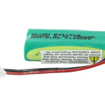 Empire 2.4V Replacement Nickel-Metal-Hydride (NiMH) 2 x AAA Battery Pack with D Connector for Panasonic, AT&T & Sony Phones (CPH-515D)