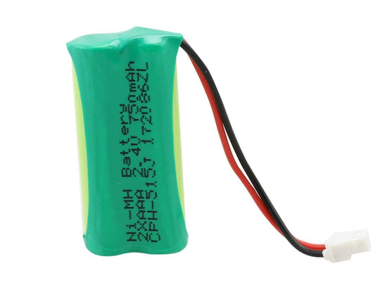 Empire 2.4V Replacement Nickel-Metal-Hydride (NiMH) 2 x AAA Battery Pack with J Connector for GE, AT&T or V Tech Phones (CPH-515J)