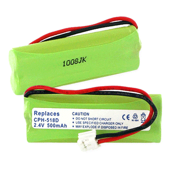 Empire 2.4V Replacement Nickel-Metal-Hydride (NiMH) Battery Pack for V Tech Cordless Phones (CPH-518D)