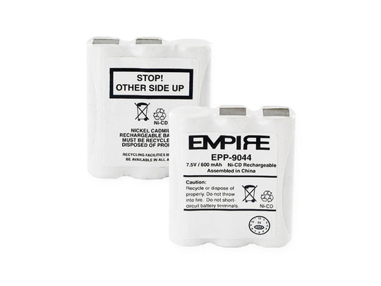 Empire 7.5V Replacement Nickel-Cadmium (NiCd) HNN9044A / HNN9056 Battery Pack for Motorola 2-Way Radios (EPP-9044)