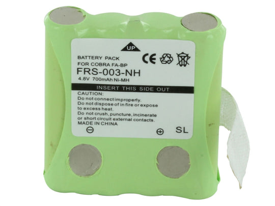 Empire FRS-003-NH 700mAh 4.8V Replacement Nickel-Metal-Hydride (NiMH) Battery Pack for COBRA FA-BP Walkie Talkie