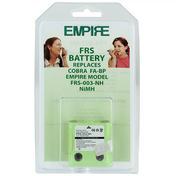 Empire FRS-003-NH 700mAh 4.8V Replacement Nickel-Metal-Hydride (NiMH) Battery Pack for COBRA FA-BP Walkie Talkie