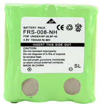 Empire FRS-008-NH 700mAh 4.8V Replacement Nickel-Metal-Hydride (NiMH) Battery Pack for Uniden BP-38 / BP-39 2-Way Radio