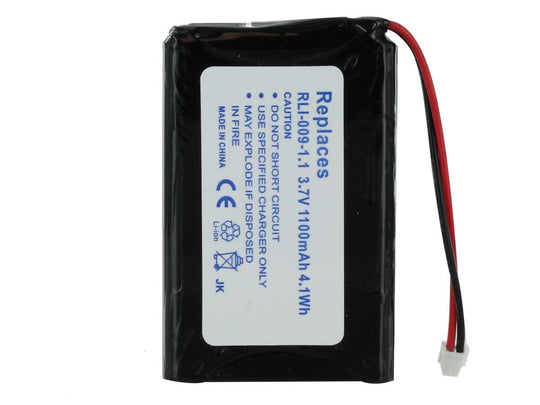 Empire RLI-009-11 1100mAh 3.7V Replacement Lithium Ion (Li-Ion) Remote Control Battery for RTI T2B/T2C/T2Cs/T3