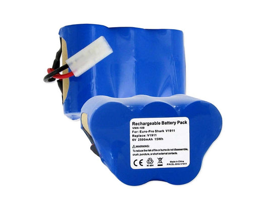 Empire VNH-109 2500mAh 6V Replacement Nickel Metal Hydride (NiMH) Battery for the Euro Pro Shark V1911 Vacuum