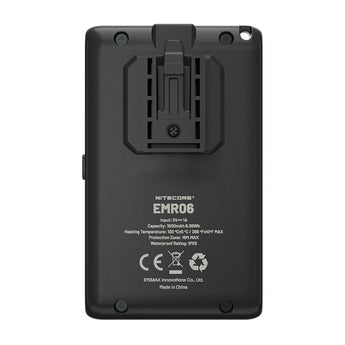 Nitecore EMR06 USB-C Rechargeable Portable Electronic Insect Repeller - Uses 1800mAh Li-ion Battery Pack - Black or Desert Tan