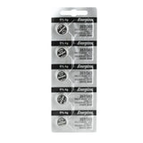 Energizer 357/303 150mAh 1.55V Silver Oxide Coin Cell Battery (D303, D357, D303/357, GS13, 228, 357, 280-62, 76A) - 1 Piece Tear Strip, Sold Individually