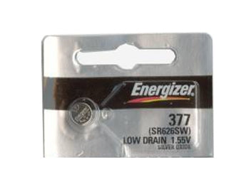 Energizer 377 376 Silver Oxide SR626W, SR626W 1pc (Each)