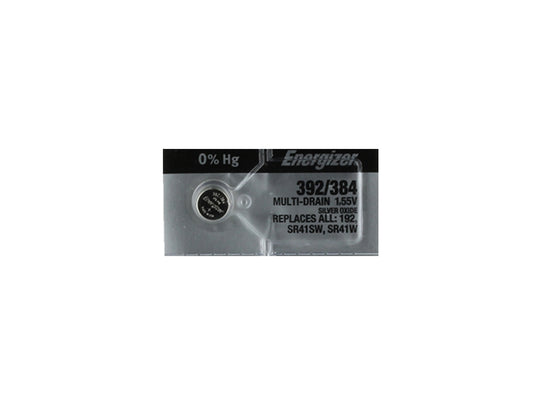 Energizer 392/384 Battery 1 Piece Tear Strip