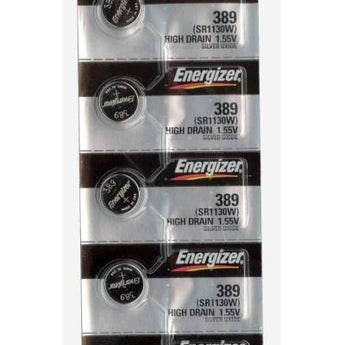 Energizer 389 390 Silver Oxide 189, SR1130SW, SR1130W 1pc (Each)