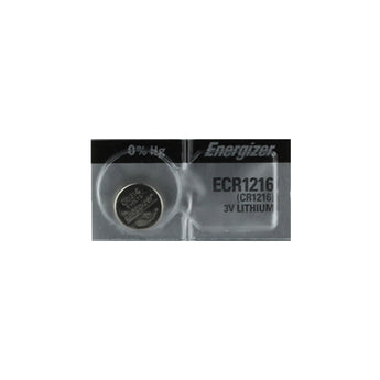 Energizer ECR1216 34mAh 3V Lithium Primary (LiMnO2) Coin Cell Battery - 1 Piece Tear Strip, Sold Individually