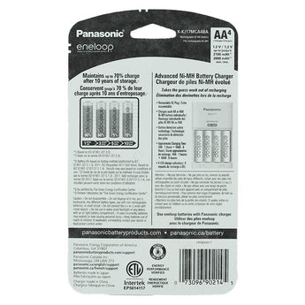 Eneloop Universal 4-Position Charger Set with 4x AA Ni-MH Eneloop Batteries (SEC-MQN104N)