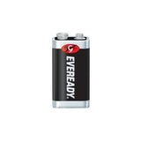 Energizer Eveready Super Heavy Duty 1222 9V 400mAh Zinc Carbon Battery with Snap Connector - Bulk