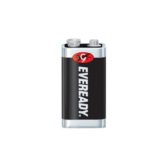 Energizer Eveready Super Heavy Duty 1222 9V 400mAh Zinc Carbon Battery with Snap Connector - Bulk