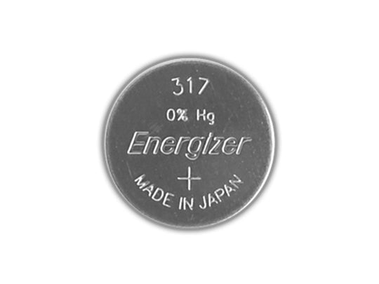 Energizer 317VZ SR716SW (8000PK) 11.5mAh 1.55V Silver Oxide (Zn/Ag20) Coin Cell Batteries - Case of 8000