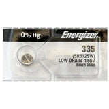 Energizer 335 Silver Oxide Watch Battery 1pc (Each)