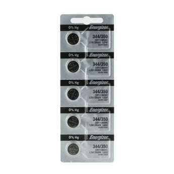 Energizer 344 Silver Oxide Watch Battery - 1 Piece Tear Strip, Sold Individually ( Energizer 344/350)