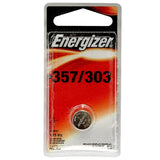 Energizer 357/303 148mAh 1.55V Silver Oxide Coin Cell Watch Battery - 1 Piece Blister Pack - Mercury Free