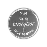 Energizer 364 363 20.5mAh 1.55V Silver Oxide Coin Cell Batteries - Bulk