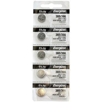 Energizer 365 Silver Oxide Watch Battery - 5 Piece Tear Strip