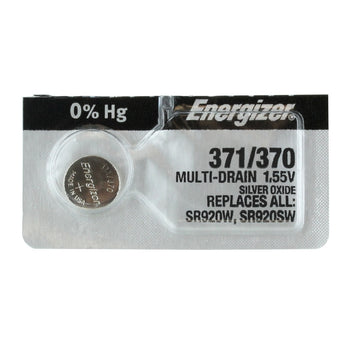 Energizer 371 370 Silver Oxide SR920W, SR920SW 1pc (Each)