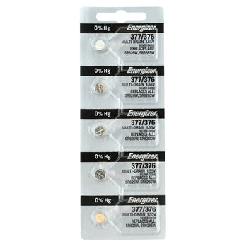 Energizer 377 376 Silver Oxide SR626W, SR626W 1pc (Each)