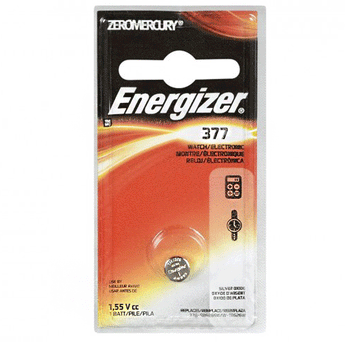 Energizer 1.5V 377 Silver Oxide Button Cell Battery - 1pc Blister Pack - Zero Mercury (377BPZ)