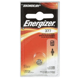 Energizer 1.5V 377 Silver Oxide Button Cell Battery - 1pc Blister Pack - Zero Mercury (377BPZ)
