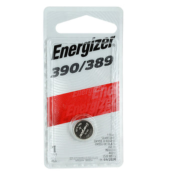 Energizer 1.5V 389 Silver Oxide Button Cell Battery - 1pc Blister Pack - Zero Mercury (389BPZ)