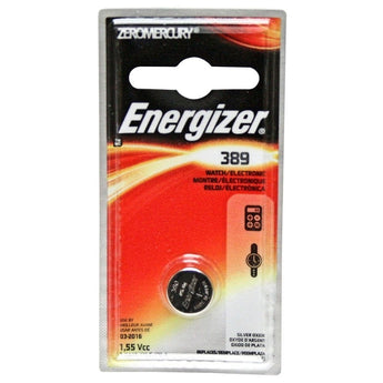 Energizer 1.5V 389 Silver Oxide Button Cell Battery - 1pc Blister Pack - Zero Mercury (389BPZ)