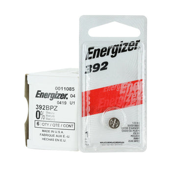 Energizer 1.5V 392 Silver Oxide Button Cell Battery - 1pc Blister Pack - Zero Mercury (392BPZ)