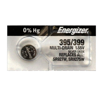 Energizer 395 / 399 Silver Oxide Coin Cell Battery - Single