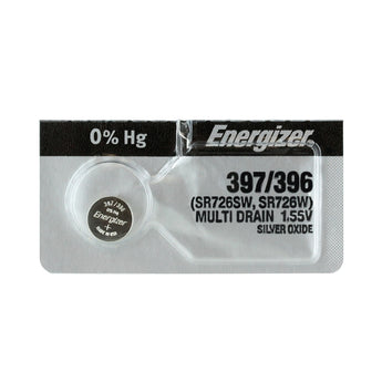 Energizer 397 396 Silver Oxide SR726SW, SR726W 1pc (Each)