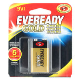 Energizer Eveready Gold A522-BP 9V Alkaline Battery with Snap Connector - 1 Piece Retail Card