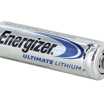 Energizer Ultimate L91 AA 3000mAh 1.5V High Energy 5A Lithium (LiFeS2) Button Top Battery