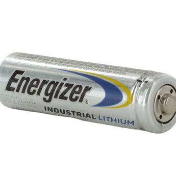 Energizer Industrial Lithium LN91 AA 3000mAh 1.5V High Energy 5A Lithium (LiFeS2) Button Top Battery - 4 Pack Box