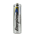 Energizer Industrial Lithium LN91 AA 3000mAh 1.5V High Energy 5A Lithium (LiFeS2) Button Top Battery - 4 Pack Box