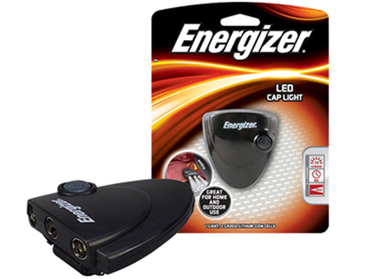 Energizer Performance LED Cap Light - 30 Lumens - Includes 2 x AAAs (CAPR22E)